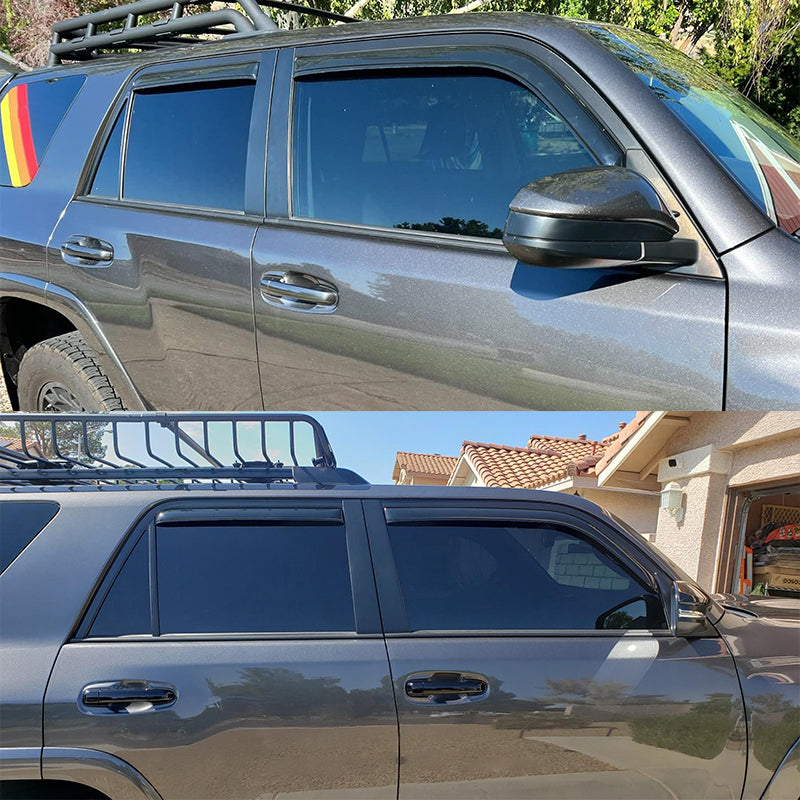 Side Window Visor for Toyota 4Runner 2010-2024 Somke In-Channel Deflectors