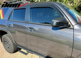 2010-2012 Toyota 4Runner 3D Molded Floor Mat TPE + In-Channel Window Visors + Trunk Mat