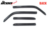 2010-2012 Toyota 4Runner 3D Molded Floor Mat TPE + In-Channel Window Visors + Trunk Mat