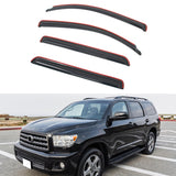 Side Window Deflectors for Toyota Sequoia 2008-2022 In-Channel Rain Shade