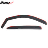 2007-2013 Chevy Chevrolet Avalanche In-Channel Window Visors Sun Shades Vent Rain Guards Deflectors Acrylic Smoke/Tinted 4PCS