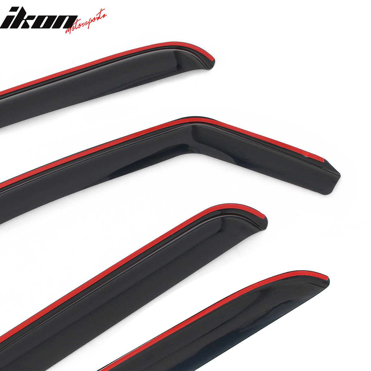 2007-2013 Chevy Chevrolet Avalanche In-Channel Window Visors Sun Shades Vent Rain Guards Deflectors Acrylic Smoke/Tinted 4PCS