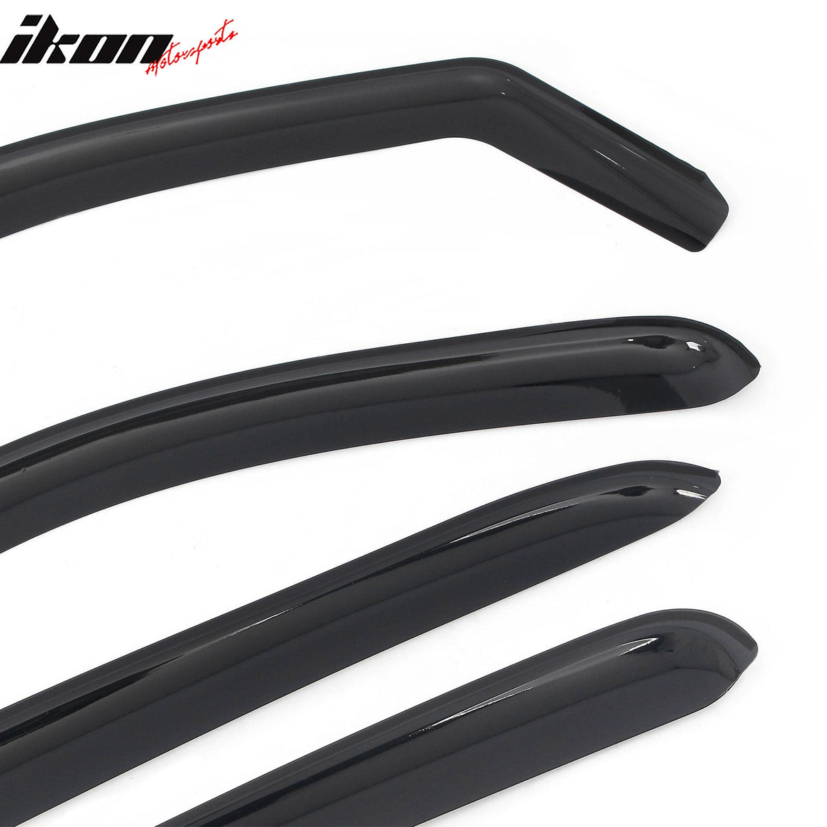 2007-2013 Chevy Chevrolet Avalanche In-Channel Window Visors Sun Shades Vent Rain Guards Deflectors Acrylic Smoke/Tinted 4PCS