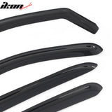 2007-2013 Chevy Chevrolet Avalanche In-Channel Window Visors Sun Shades Vent Rain Guards Deflectors Acrylic Smoke/Tinted 4PCS