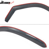 2007-2013 Chevy Chevrolet Avalanche In-Channel Window Visors Sun Shades Vent Rain Guards Deflectors Acrylic Smoke/Tinted 4PCS