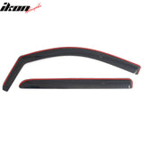 2014-2018 Chevrolet Silverado GMC Sierra 1500 & 2015-2019 2500 HD 3500 HD Crew Cab In-Channel Window Visors Sun Shades Vent Rain Guards Deflectors