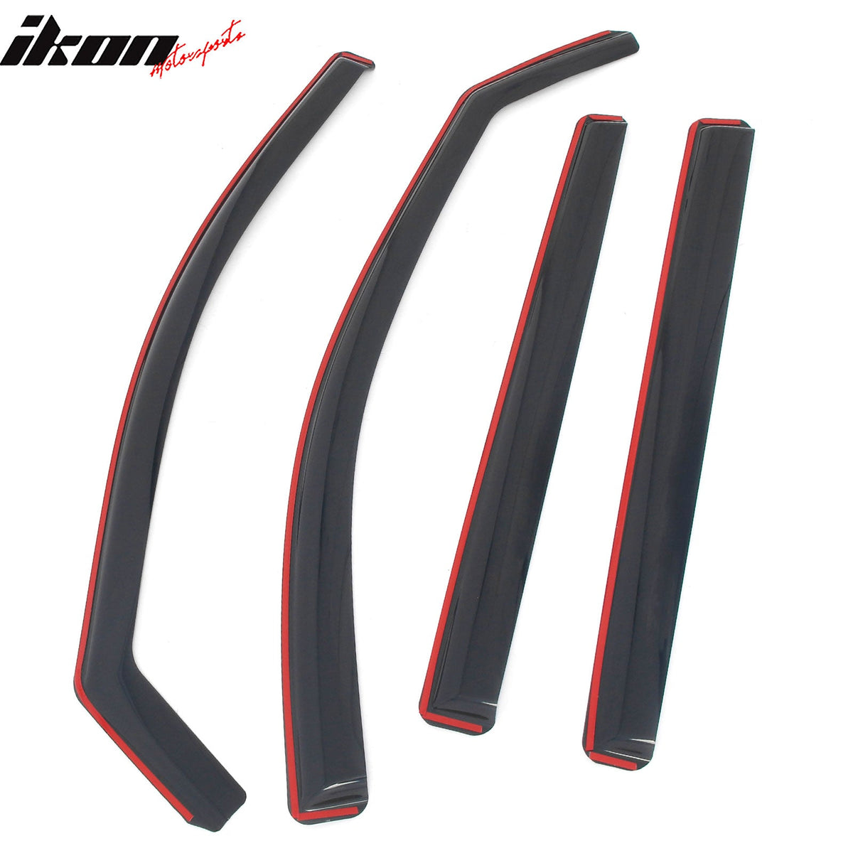2019-2026 Chevrolet Silverado 1GMC Sierra 1500 & 2022 1500 LTD 1500 Limited Crew Cab In-Channel Window Visors Sun Shades Vent Rain Guards Deflectors