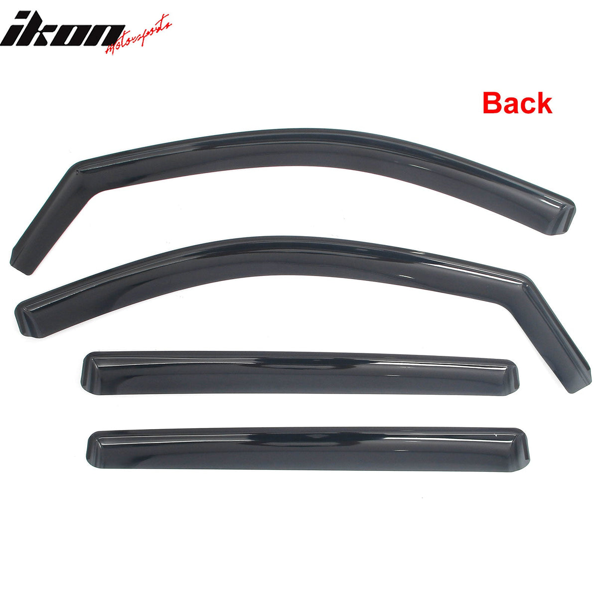 2019-2026 Chevrolet Silverado 1GMC Sierra 1500 & 2022 1500 LTD 1500 Limited Crew Cab In-Channel Window Visors Sun Shades Vent Rain Guards Deflectors
