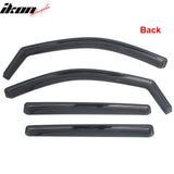 2019-2026 Chevrolet Silverado 1GMC Sierra 1500 & 2022 1500 LTD 1500 Limited Crew Cab In-Channel Window Visors Sun Shades Vent Rain Guards Deflectors