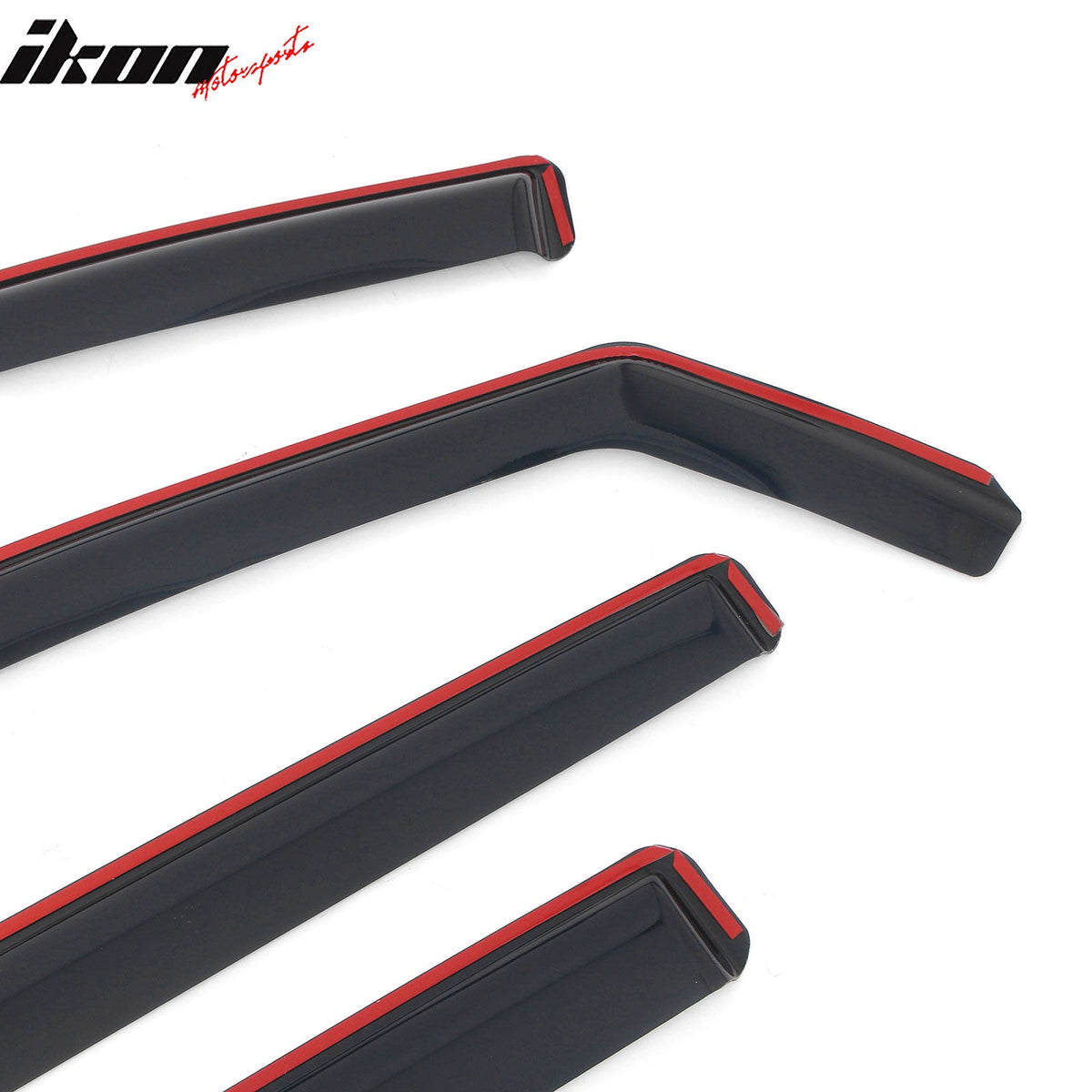 2019-2026 Chevrolet Silverado 1GMC Sierra 1500 & 2022 1500 LTD 1500 Limited Crew Cab In-Channel Window Visors Sun Shades Vent Rain Guards Deflectors