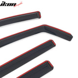 2019-2026 Chevrolet Silverado 1GMC Sierra 1500 & 2022 1500 LTD 1500 Limited Crew Cab In-Channel Window Visors Sun Shades Vent Rain Guards Deflectors