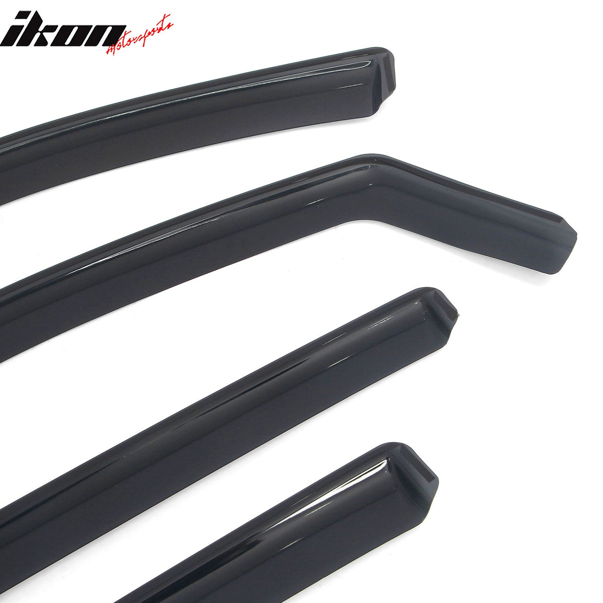 2019-2026 Chevrolet Silverado 1GMC Sierra 1500 & 2022 1500 LTD 1500 Limited Crew Cab In-Channel Window Visors Sun Shades Vent Rain Guards Deflectors