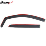 2015-2022 Chevy Chevrolet Colorado & GMC Canyon Crew Cab In-Channel Window Visors Sun Shades Vent Rain Guards Deflectors Acrylic Smoke/Tinted 4PCS