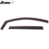 2023-2026 Chevy Chevrolet Colorado & GMC Canyon Crew Cab In-Channel Window Visors Sun Shades Vent Rain Guards Deflectors Acrylic Smoke/Tinted 4PCS