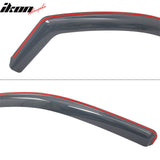 2023-2026 Chevy Chevrolet Colorado & GMC Canyon Crew Cab In-Channel Window Visors Sun Shades Vent Rain Guards Deflectors Acrylic Smoke/Tinted 4PCS