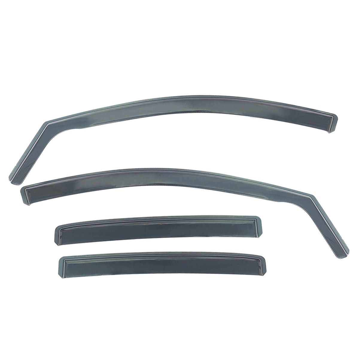 Window Visors Deflectors for Chevy Equinox 2018-2024 Black In-Channel
