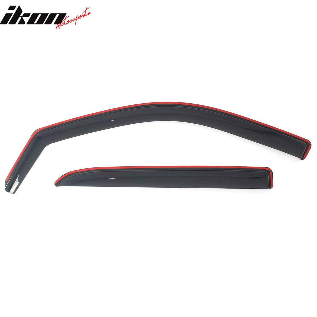 09-18 Dodge Ram 1500 & 19-24 Ram 1500 Classic & 10-26 Ram 2500 3500 & 19-26 Ram 4500 5500 Crew/Mega Cab In-Channel Window Visors Vent Rain Deflectors