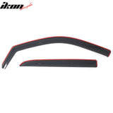09-18 Dodge Ram 1500 & 19-24 Ram 1500 Classic & 10-26 Ram 2500 3500 & 19-26 Ram 4500 5500 Crew/Mega Cab In-Channel Window Visors Vent Rain Deflectors