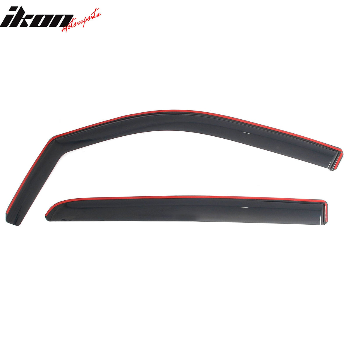 2019-2026 Ram 1500 Crew Cab (Not Fit Classic Models) In-Channel Window Visors Sun Shades Vent Rain Guards Deflectors Acrylic Smoke/Tinted 4PCS