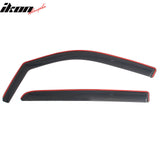 2019-2026 Ram 1500 Crew Cab (Not Fit Classic Models) In-Channel Window Visors Sun Shades Vent Rain Guards Deflectors Acrylic Smoke/Tinted 4PCS