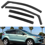 Side Window Visor for Ford Escape 2013-2019 Black In-Channel Deflectors