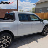 2022-2026 Ford Maverick In-Channel Window Visors Sun Shades Vent Rain Guards Deflectors Acrylic Smoke/Tinted 4PCS