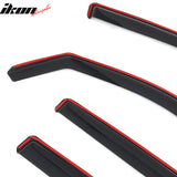 2022-2026 Ford Maverick In-Channel Window Visors Sun Shades Vent Rain Guards Deflectors Acrylic Smoke/Tinted 4PCS