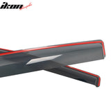 2019-2023 Ford Ranger Crew Cab (SupeCrew) In-Channel Window Visors Sun Shades Vent Rain Guards Deflectors Acrylic Smoke/Tinted 4PCS