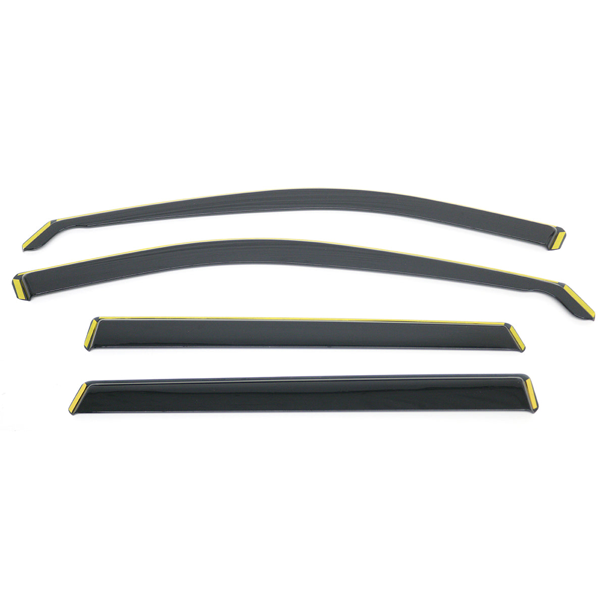 Window Visor Deflectors for Honda CR-V 2023-2026 Black In-Channel