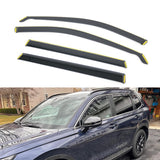 Window Visor Deflectors for Honda CR-V 2023-2026 Black In-Channel
