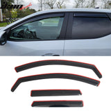 2022-2026 Hyundai Santa Cruz In-Channel Window Visors Sun Shades Vent Rain Guards Deflectors Acrylic Smoke/Tinted 4PCS