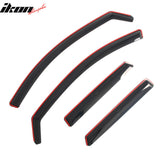 2022-2026 Hyundai Santa Cruz In-Channel Window Visors Sun Shades Vent Rain Guards Deflectors Acrylic Smoke/Tinted 4PCS