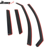 2022-2026 Hyundai Santa Cruz In-Channel Window Visors Sun Shades Vent Rain Guards Deflectors Acrylic Smoke/Tinted 4PCS