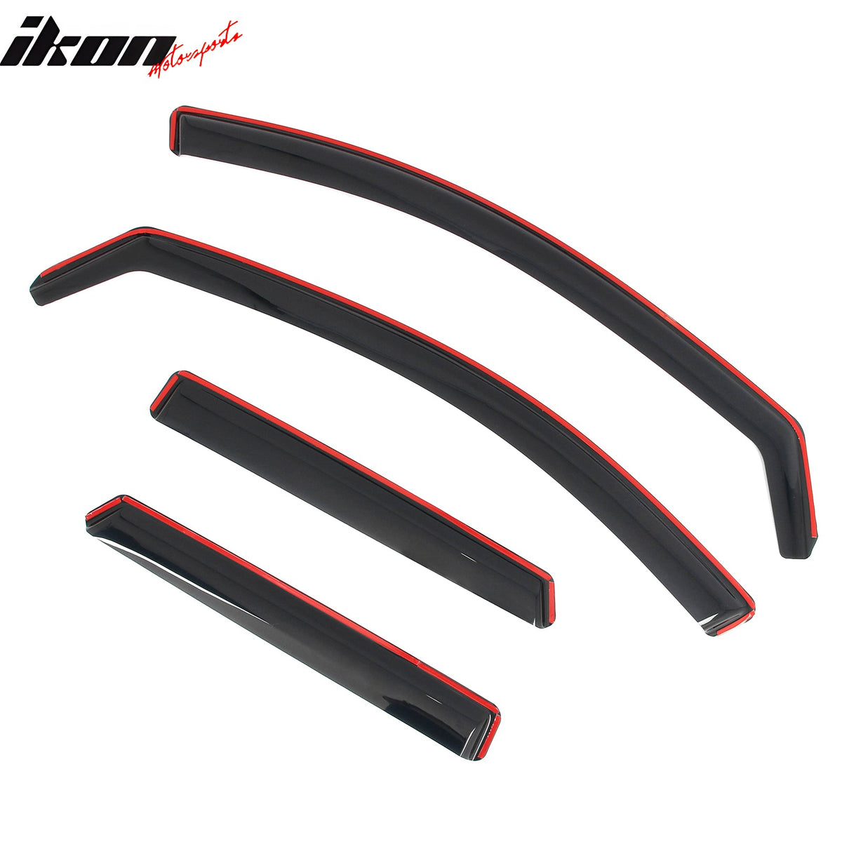 2022-2026 Hyundai Santa Cruz In-Channel Window Visors Sun Shades Vent Rain Guards Deflectors Acrylic Smoke/Tinted 4PCS