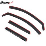 2022-2026 Hyundai Santa Cruz In-Channel Window Visors Sun Shades Vent Rain Guards Deflectors Acrylic Smoke/Tinted 4PCS