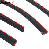 2022-2026 Hyundai Santa Cruz In-Channel Window Visors Sun Shades Vent Rain Guards Deflectors Acrylic Smoke/Tinted 4PCS