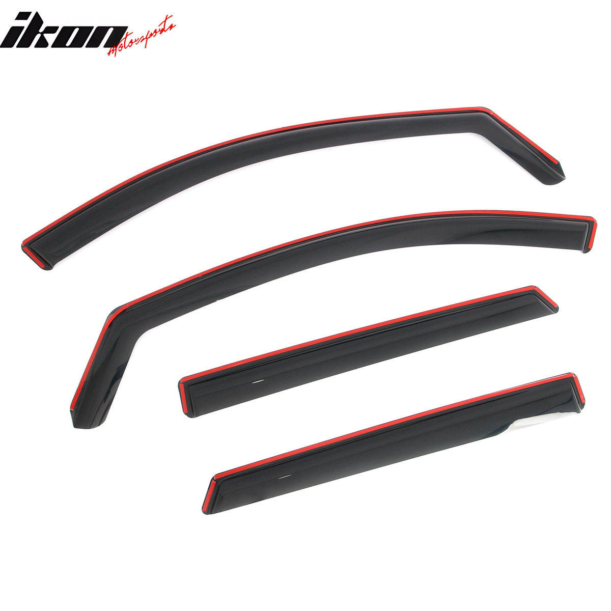 2013-2018 Hyundai Santa Fe (Not Fit Santa Fe Sport & XL) In-Channel Window Visors Sun Shades Vent Rain Guards Deflectors Acrylic Smoke/Tinted 4PCS