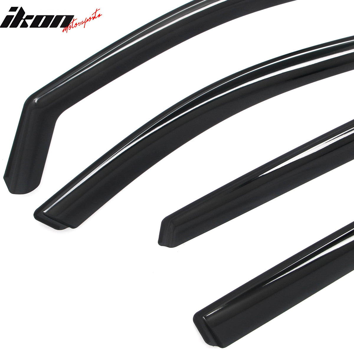 2013-2018 Hyundai Santa Fe (Not Fit Santa Fe Sport & XL) In-Channel Window Visors Sun Shades Vent Rain Guards Deflectors Acrylic Smoke/Tinted 4PCS