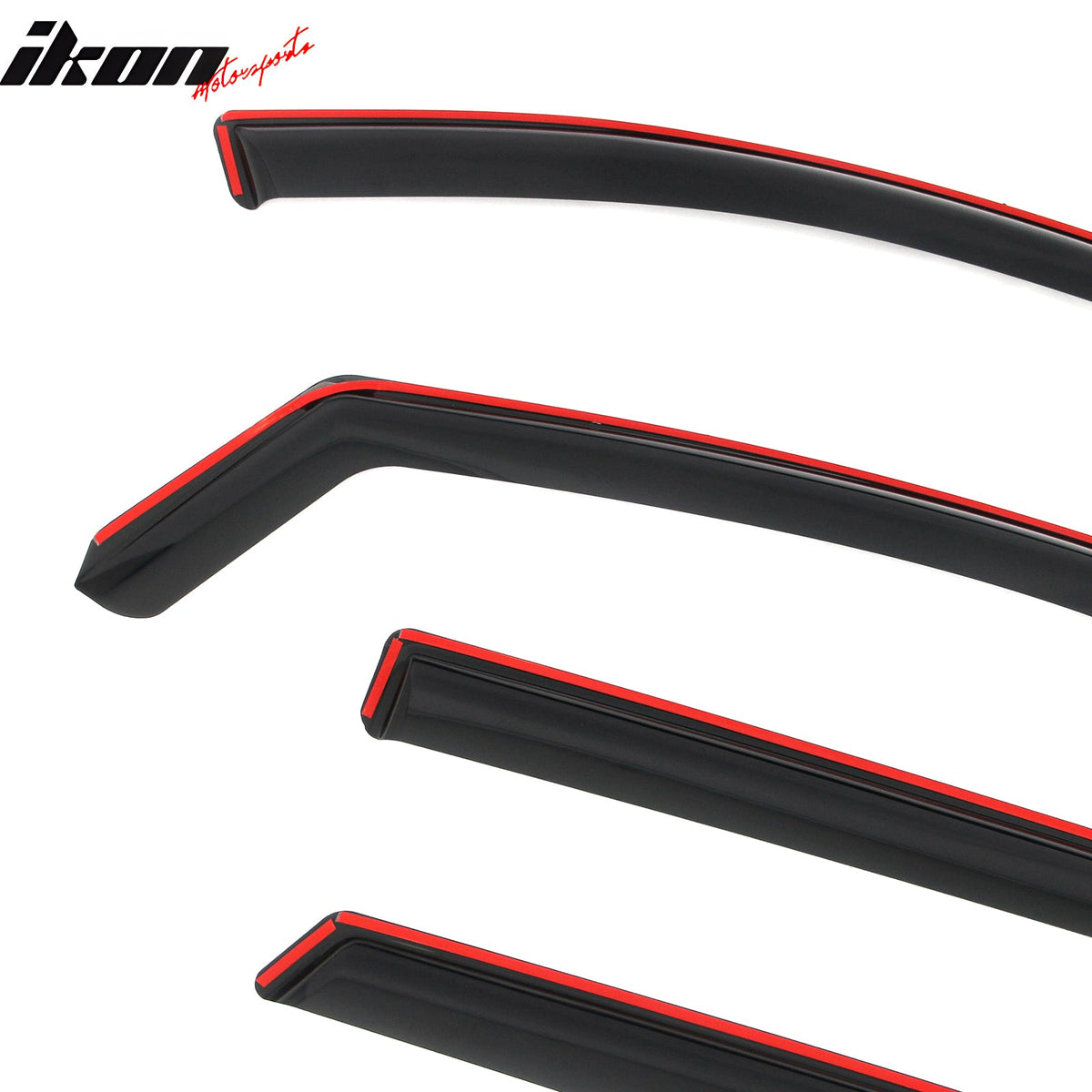 2013-2018 Hyundai Santa Fe (Not Fit Santa Fe Sport & XL) In-Channel Window Visors Sun Shades Vent Rain Guards Deflectors Acrylic Smoke/Tinted 4PCS