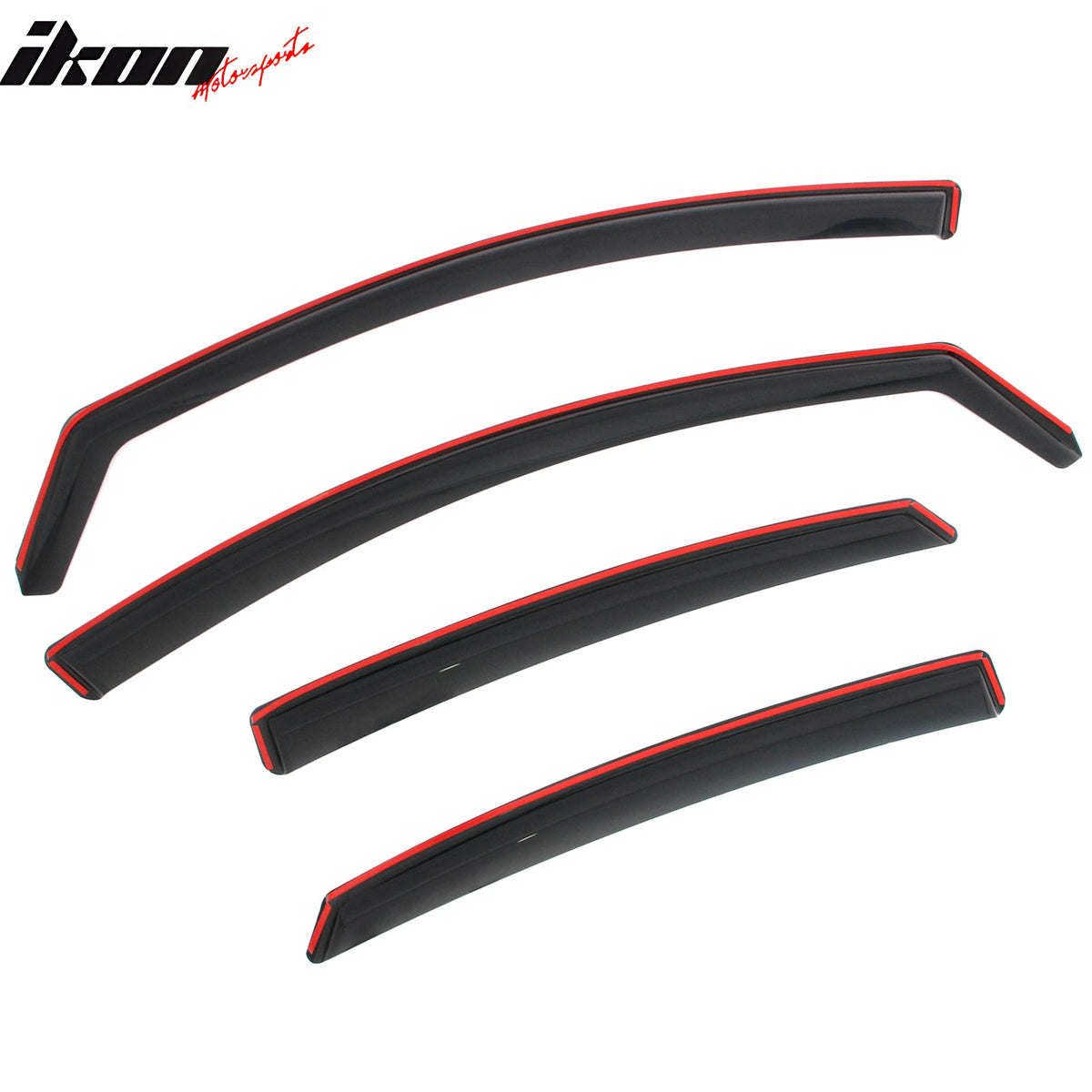 2015-2019 Hyundai Sonata In-Channel Window Visors Sun Shades Vent Rain Guards Deflectors Acrylic Smoke/Tinted 4PCS