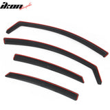 2015-2019 Hyundai Sonata In-Channel Window Visors Sun Shades Vent Rain Guards Deflectors Acrylic Smoke/Tinted 4PCS