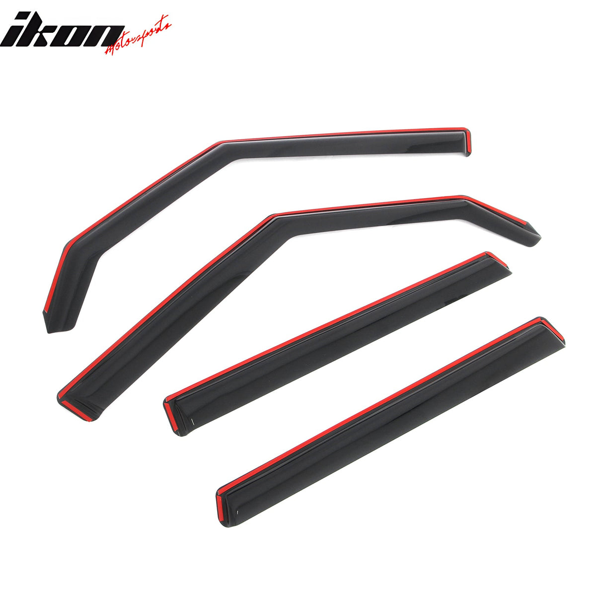 2009-2013 Kia Soul In-Channel Window Visors Sun Shades Vent Rain Guards Deflectors Acrylic Smoke/Tinted 4PCS