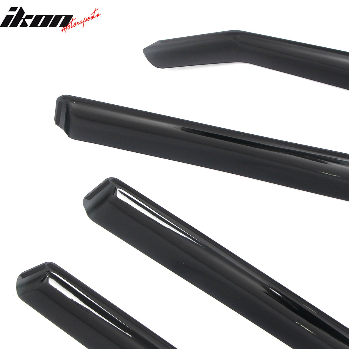 2009-2013 Kia Soul In-Channel Window Visors Sun Shades Vent Rain Guards Deflectors Acrylic Smoke/Tinted 4PCS