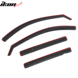 2020-2026 Lincoln Aviator In-Channel Window Visors Sun Shades Vent Rain Guards Deflectors Acrylic Smoke/Tinted 4PCS