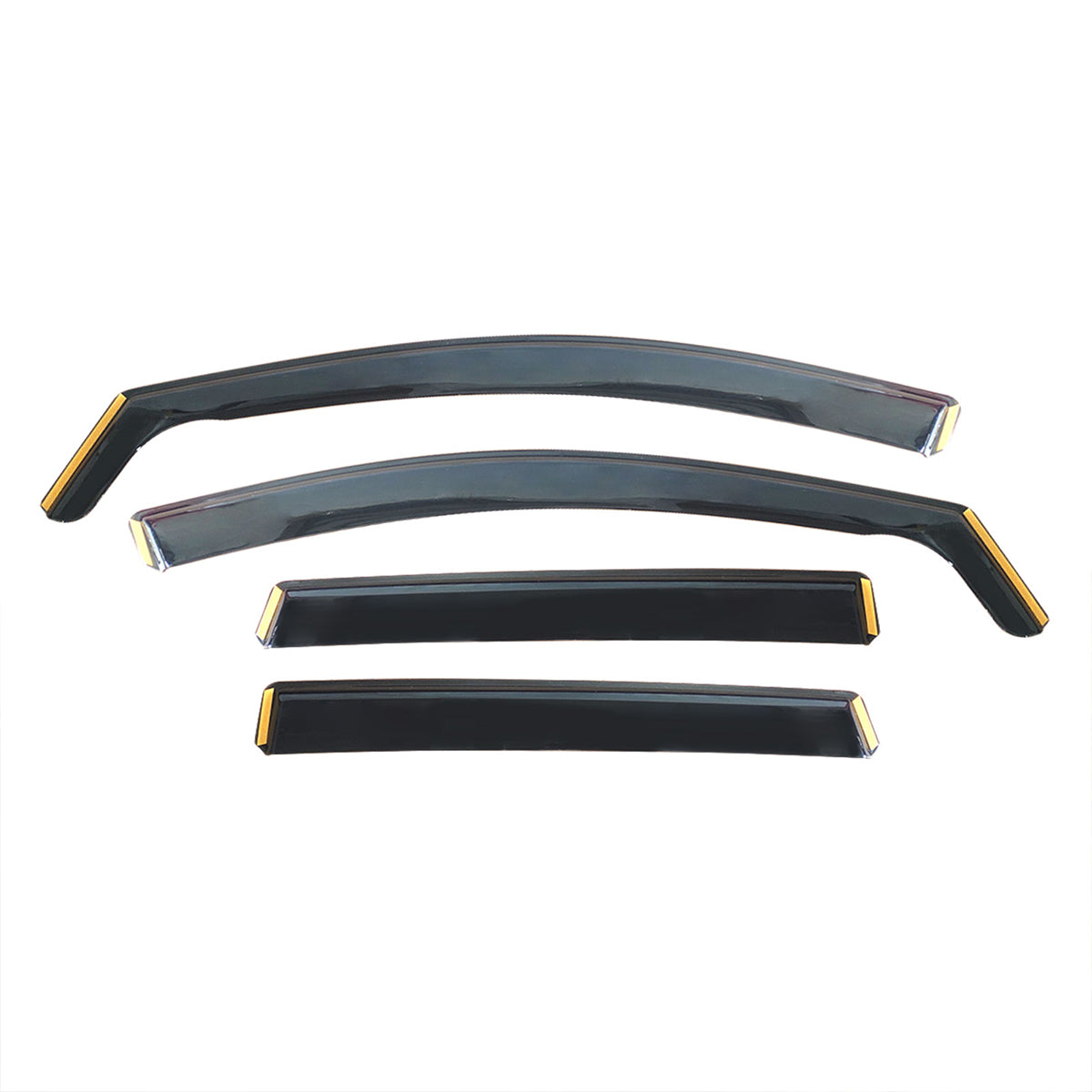Side Window Visor for Lexus CT200h 2011-2017 Black In-Channel Deflectors