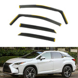 Window Visors for Lexus RX350L 2016-2022 In-Channel Vent Rain Guards PC