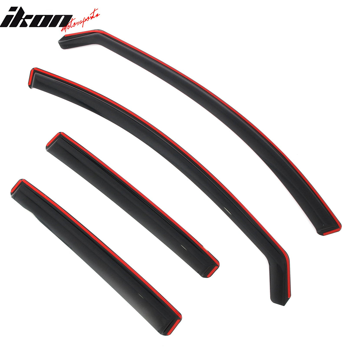 2014-2018 Mazda 3 Sedan 4-Door In-Channel Window Visors Sun Shades Vent Rain Guards Deflectors Acrylic Smoke/Tinted 4PCS