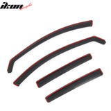 2014-2018 Mazda 3 Sedan 4-Door In-Channel Window Visors Sun Shades Vent Rain Guards Deflectors Acrylic Smoke/Tinted 4PCS