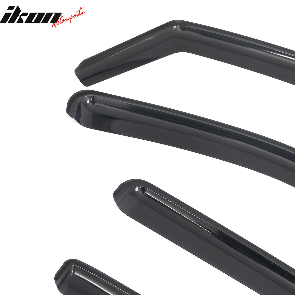 2022-2026 Nissan Frontier Crew Cab In-Channel Window Visors Sun Shades Vent Rain Guards Deflectors Acrylic Smoke/Tinted 4PCS