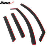 2020-2025 Nissan Sentra In-Channel Window Visors Sun Shades Vent Rain Guards Deflectors Acrylic Smoke/Tinted 4PCS